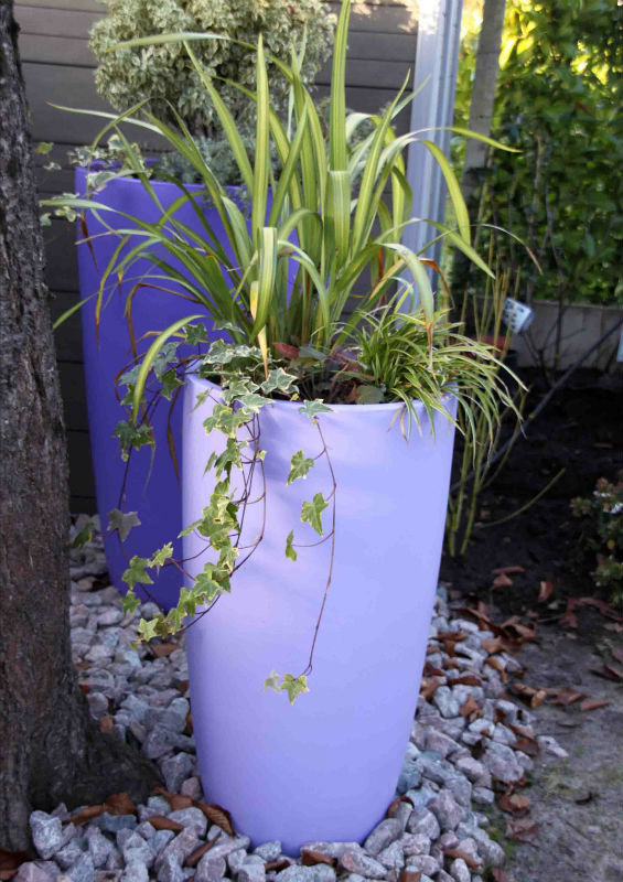 Design paysage maçonnerie minéral écologique terrasse bois ipé exotique bac pot jardinière fontaine acier rouillé inox caillebotis pergola bassin végétaux galet rocher déco clôture palissade éclairage